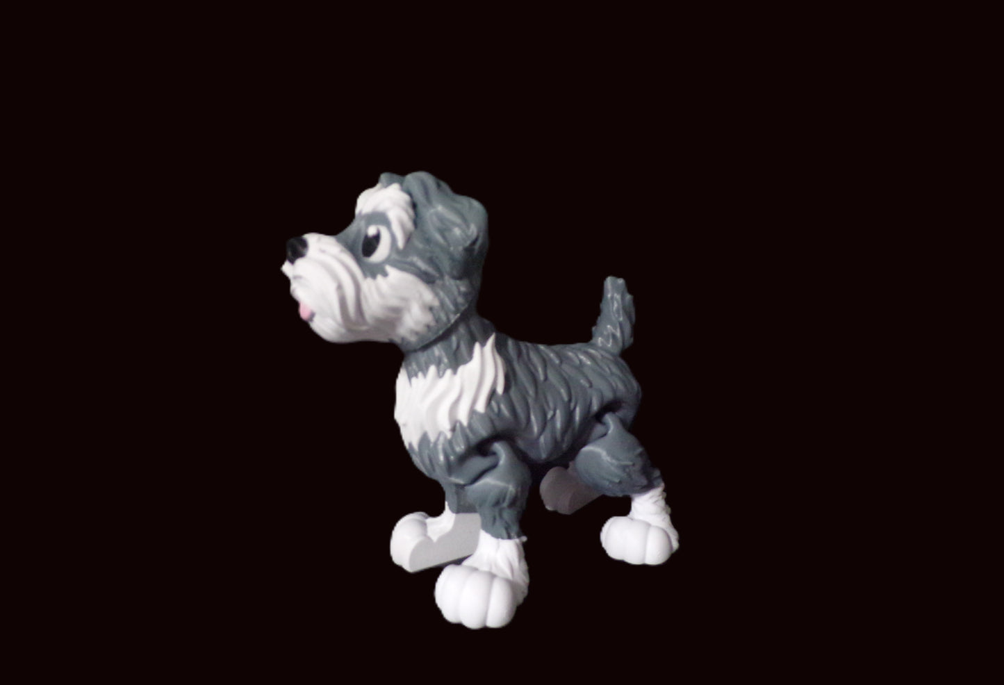 Schnauzer 3D Printed Articulated Figurine - Wonderland 3D Printing