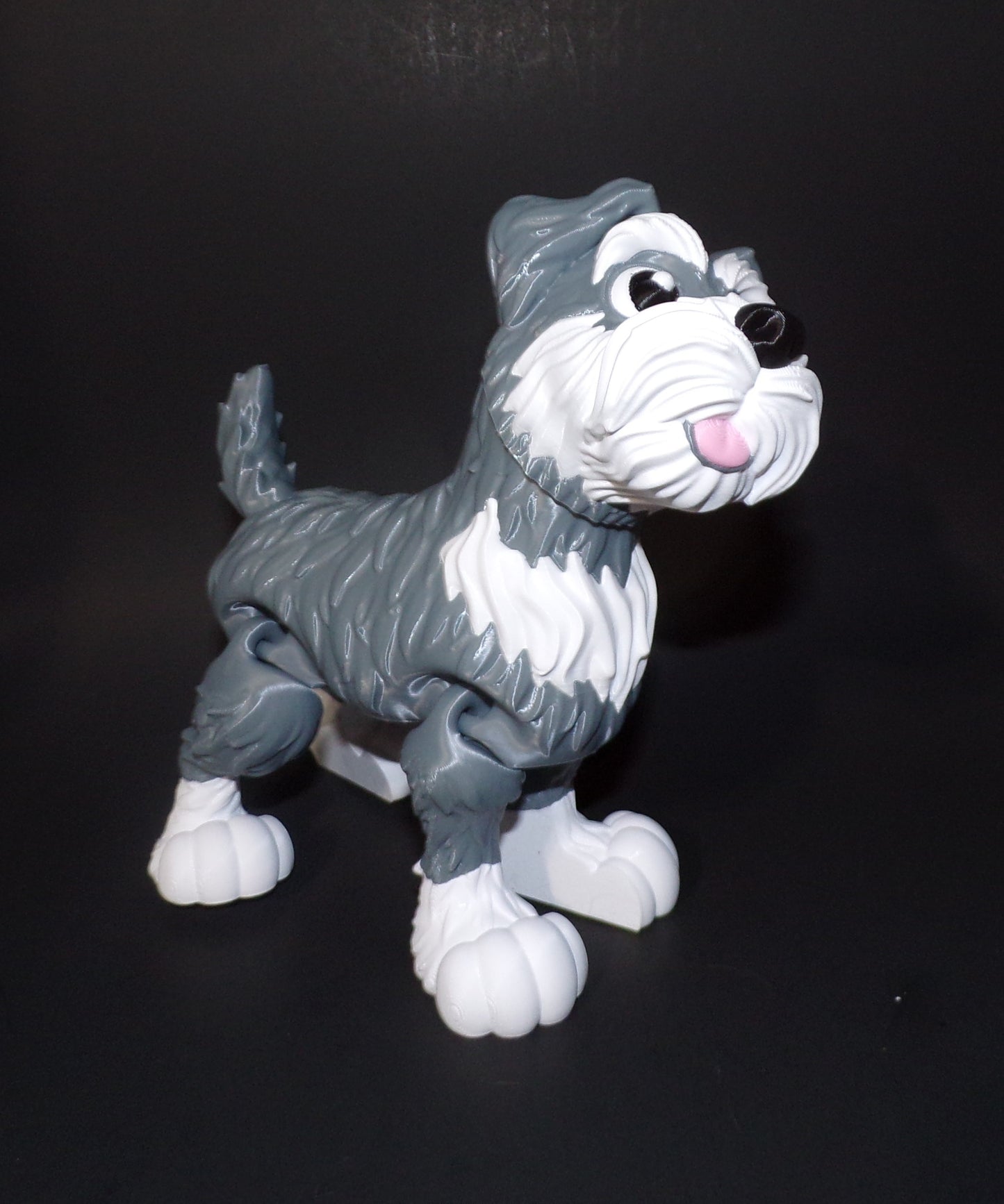 Schnauzer 3D Printed Articulated Figurine - Wonderland 3D Printing