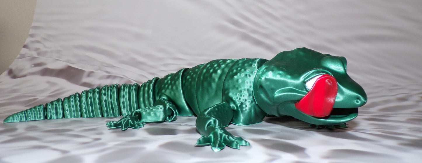 Licking Gecko - Wonderland 3D Printing