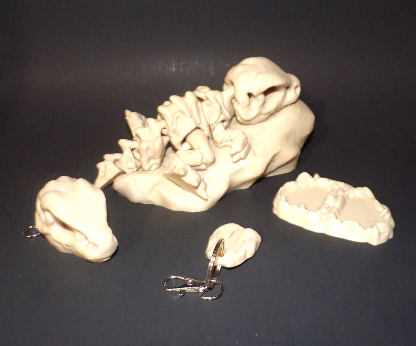 Skeleton T-Rex: 3D Printed, Articulated Figurine. All items included - Wonderland 3D Printing