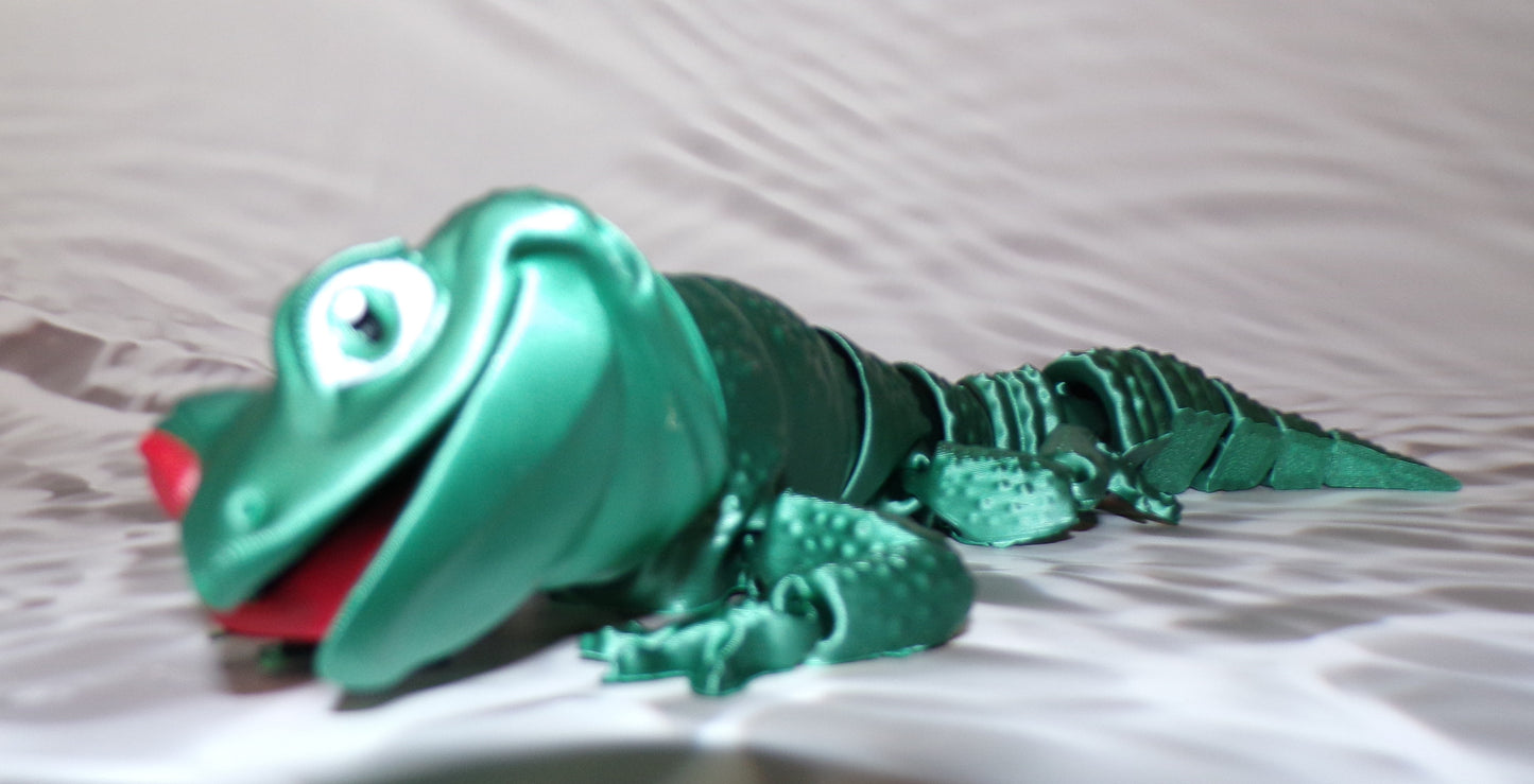 Licking Gecko - Wonderland 3D Printing