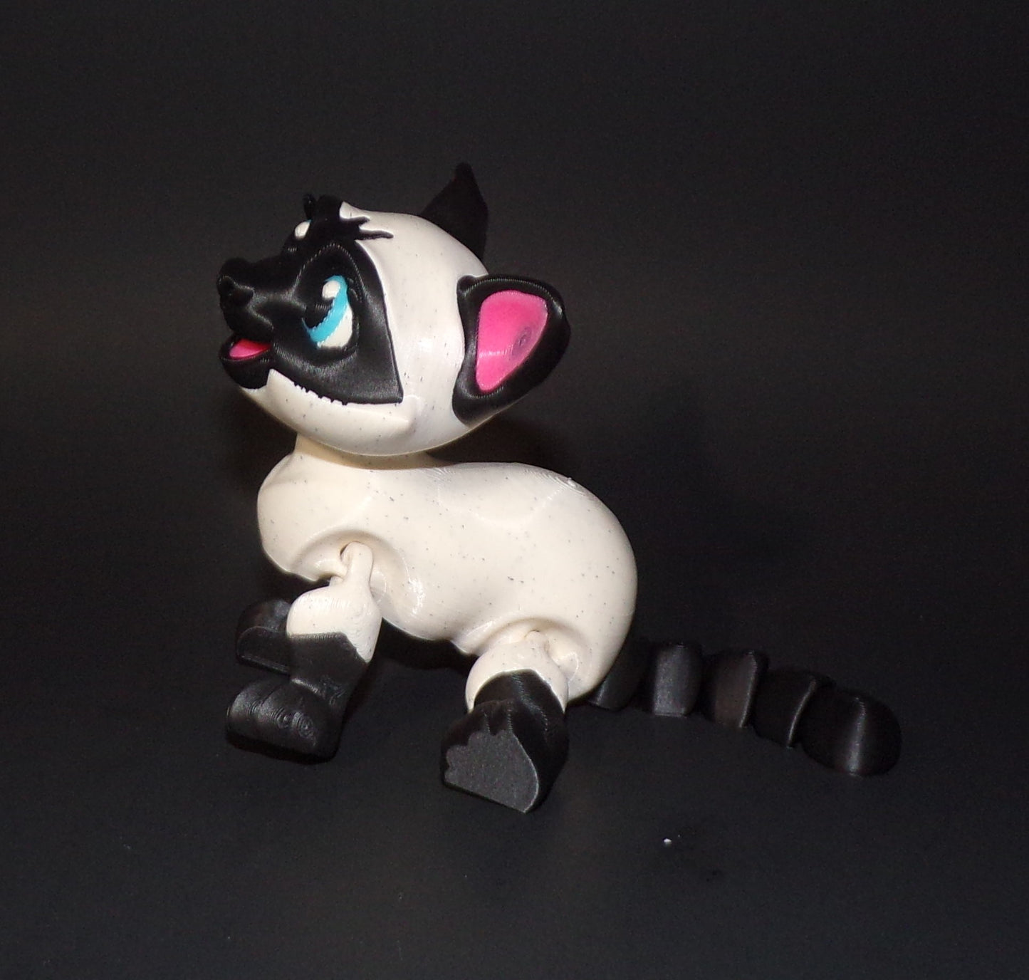 Siamese Cat 3D Printed Articulated Figurine