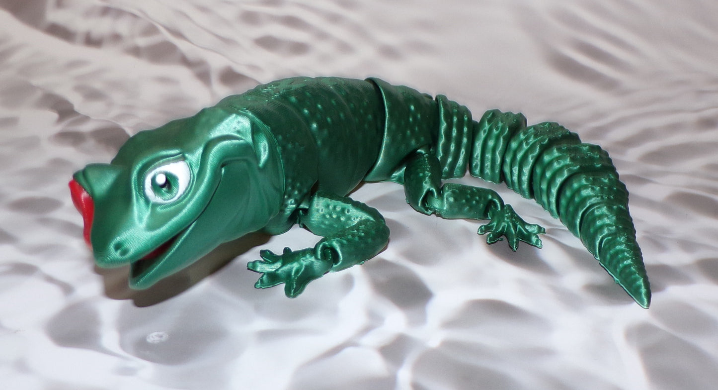 Licking Gecko - Wonderland 3D Printing