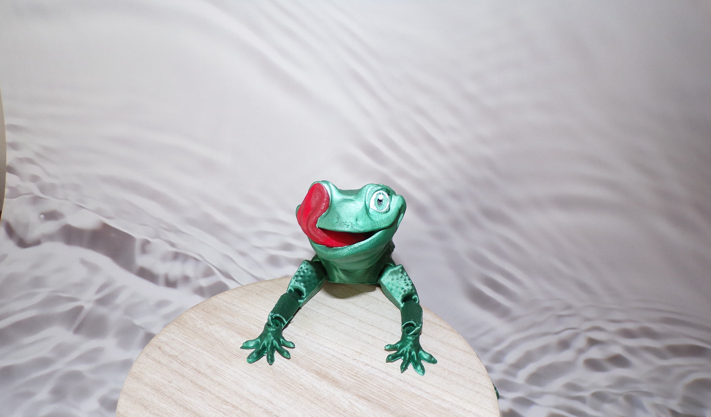 Licking Gecko - Wonderland 3D Printing