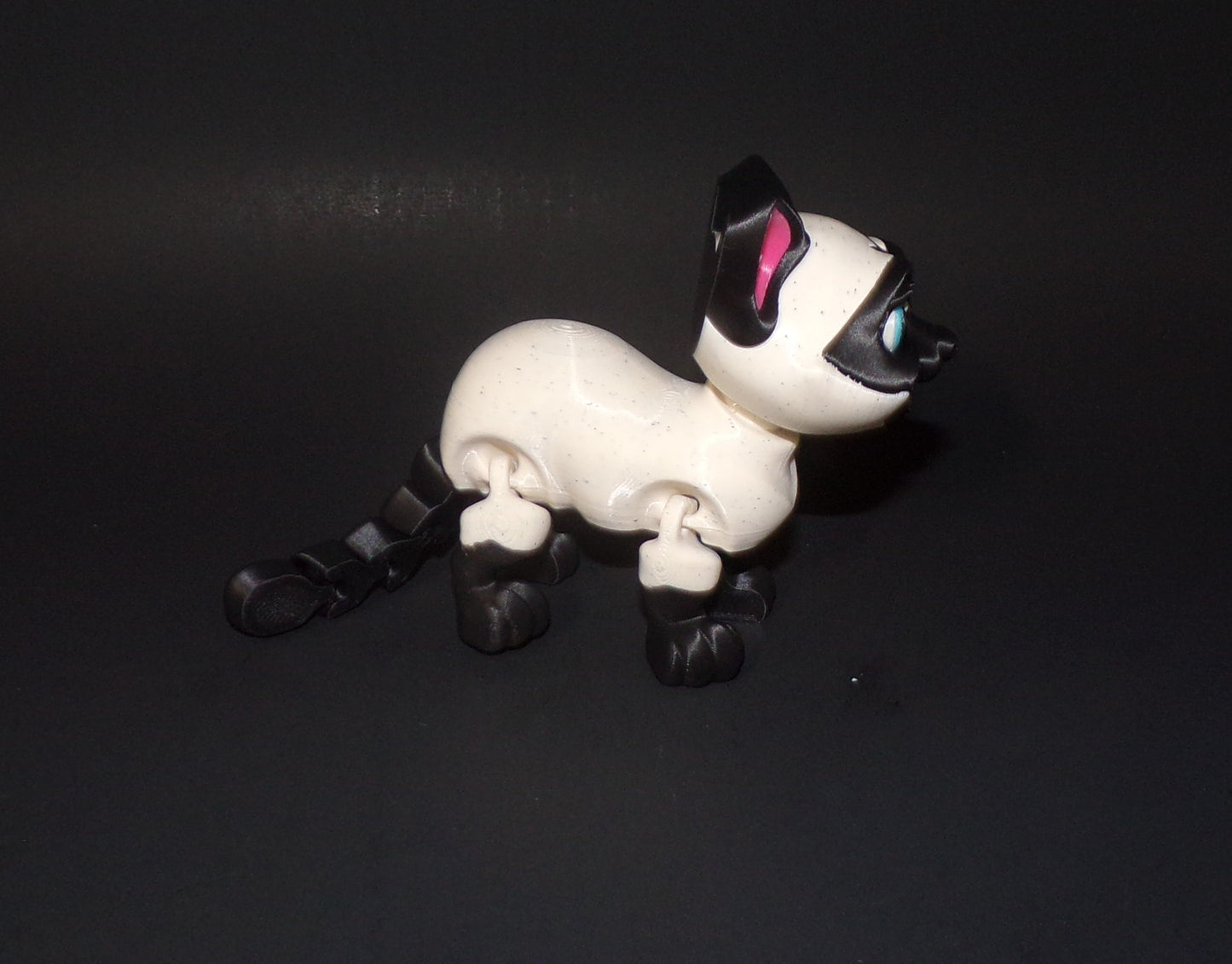 Siamese Cat 3D Printed Articulated Figurine