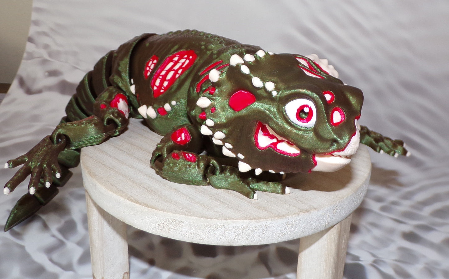 Zombie Bearded Dragon - Wonderland 3D Printing