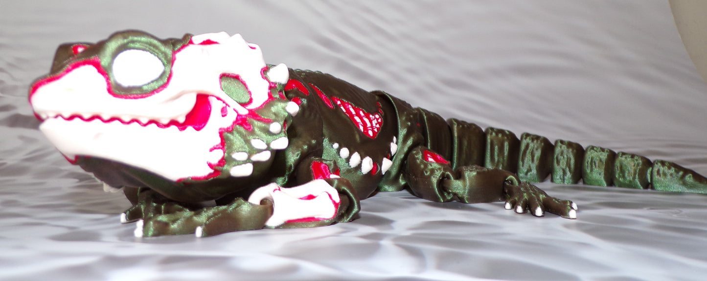 Zombie Bearded Dragon - Wonderland 3D Printing