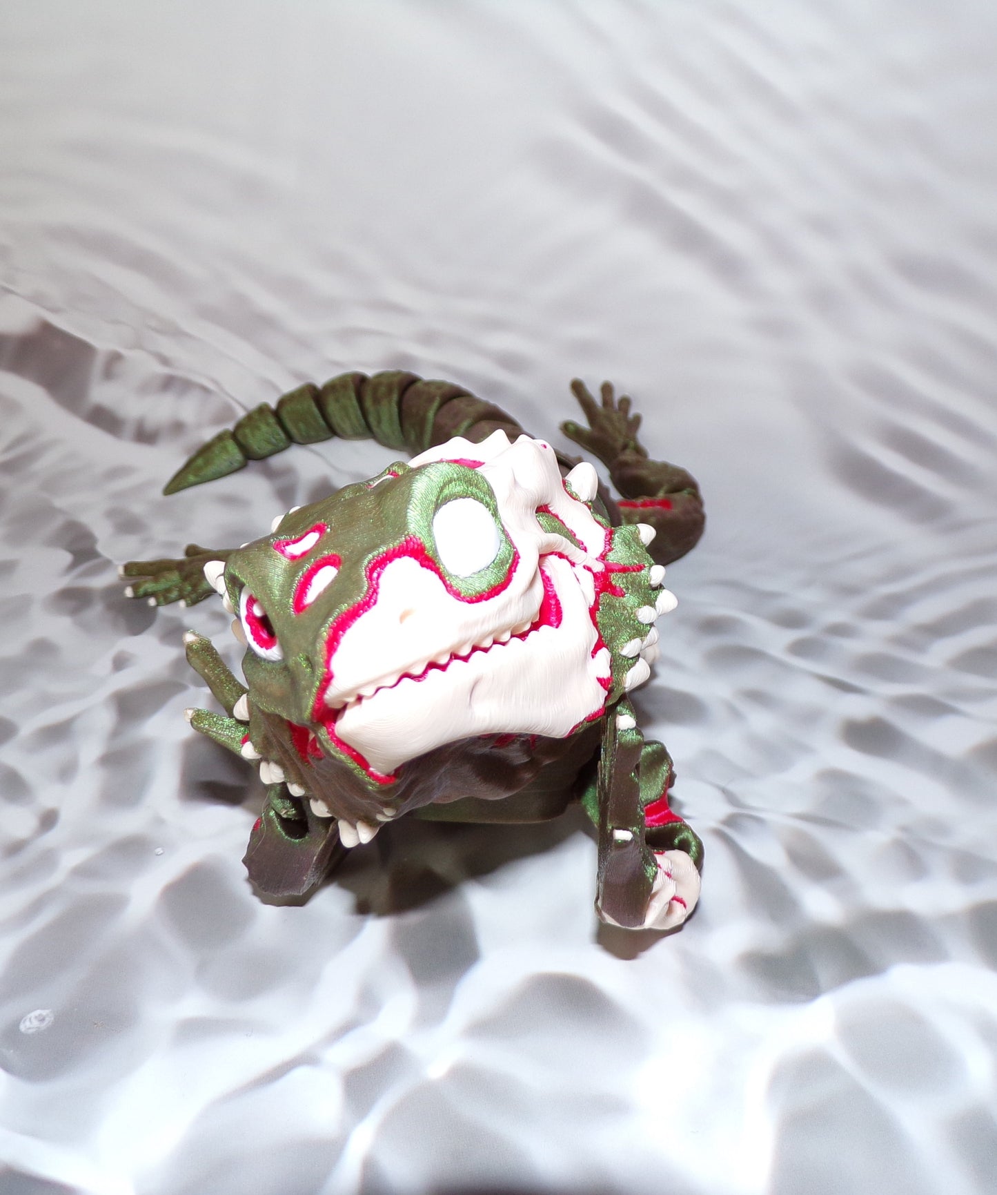 Zombie Bearded Dragon - Wonderland 3D Printing