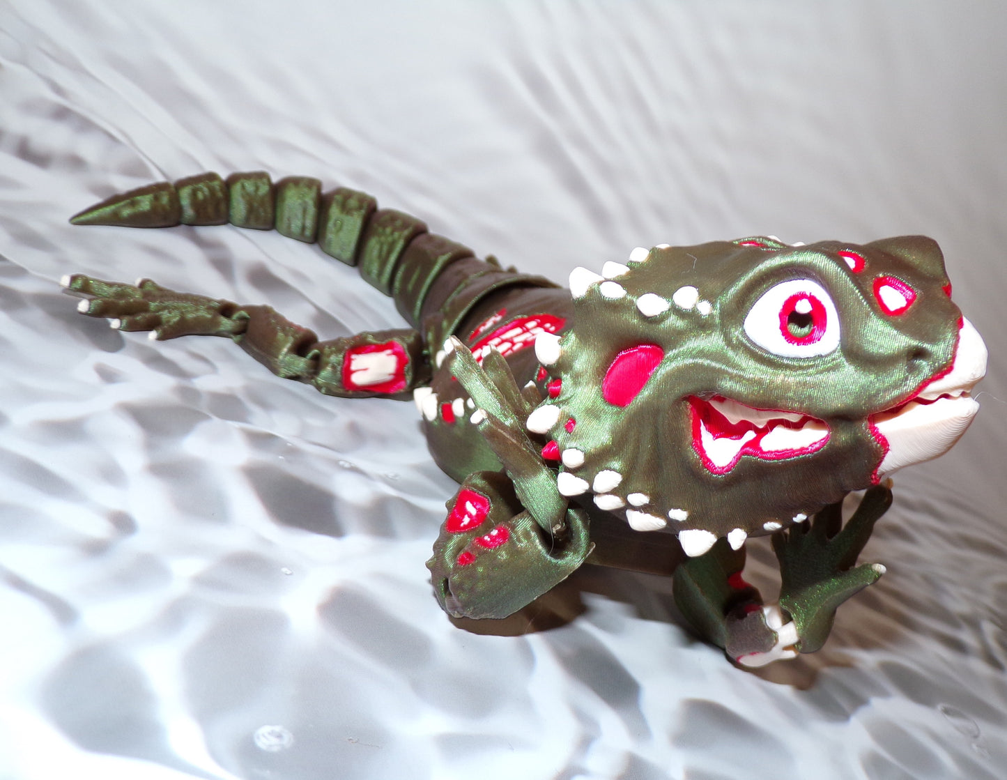 Zombie Bearded Dragon - Wonderland 3D Printing