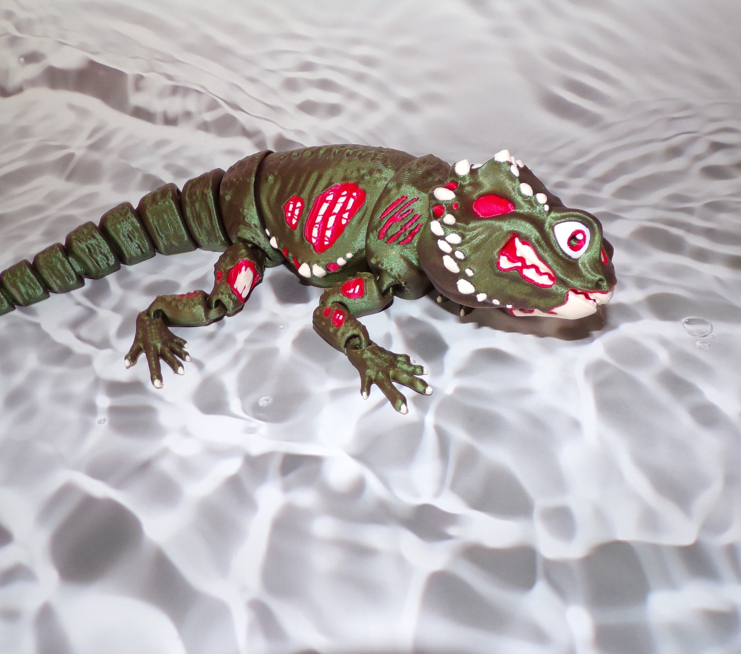 Zombie Bearded Dragon - Wonderland 3D Printing