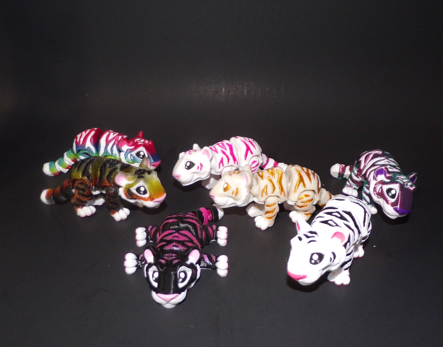 Mini Tiger: 3D Printed Articulated Figurine