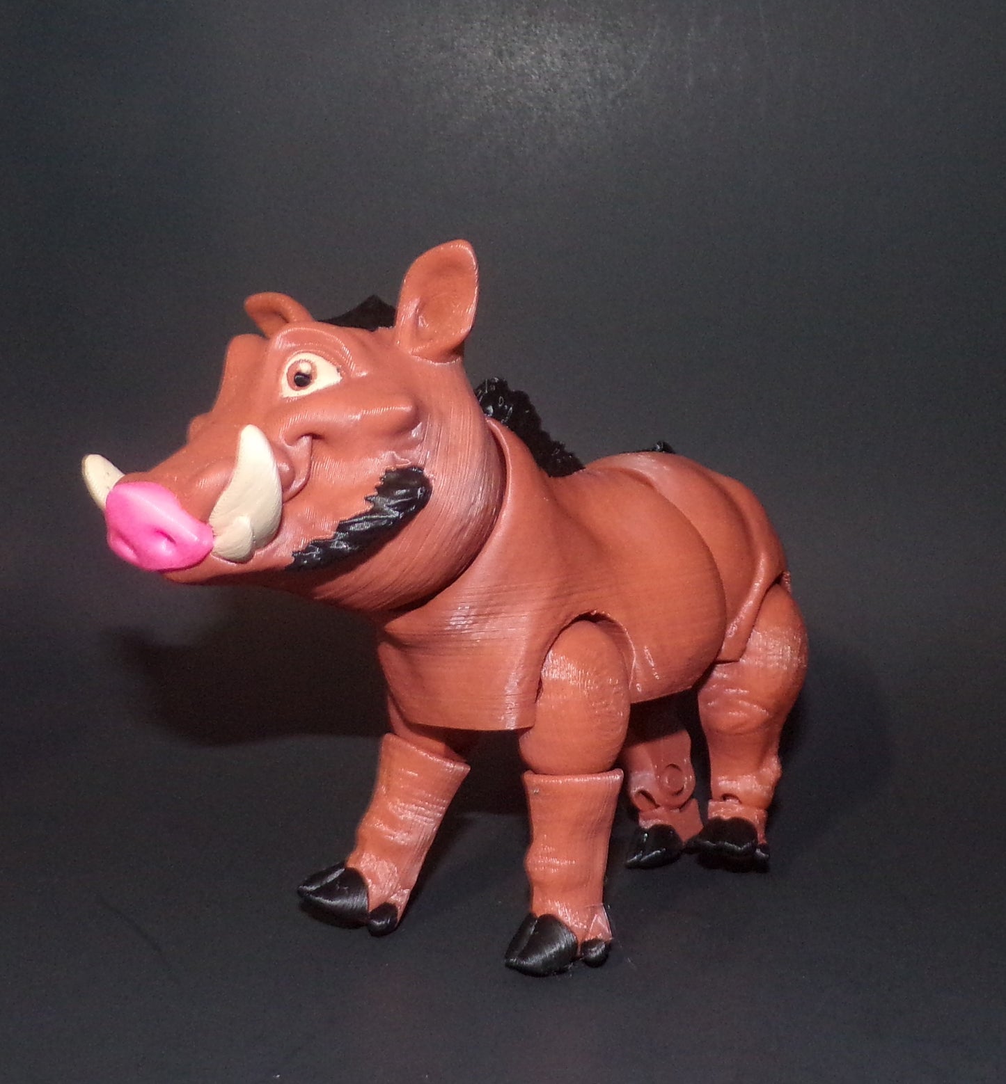Warthog 3D Printed Articulated Figurine - Wonderland 3D Printing
