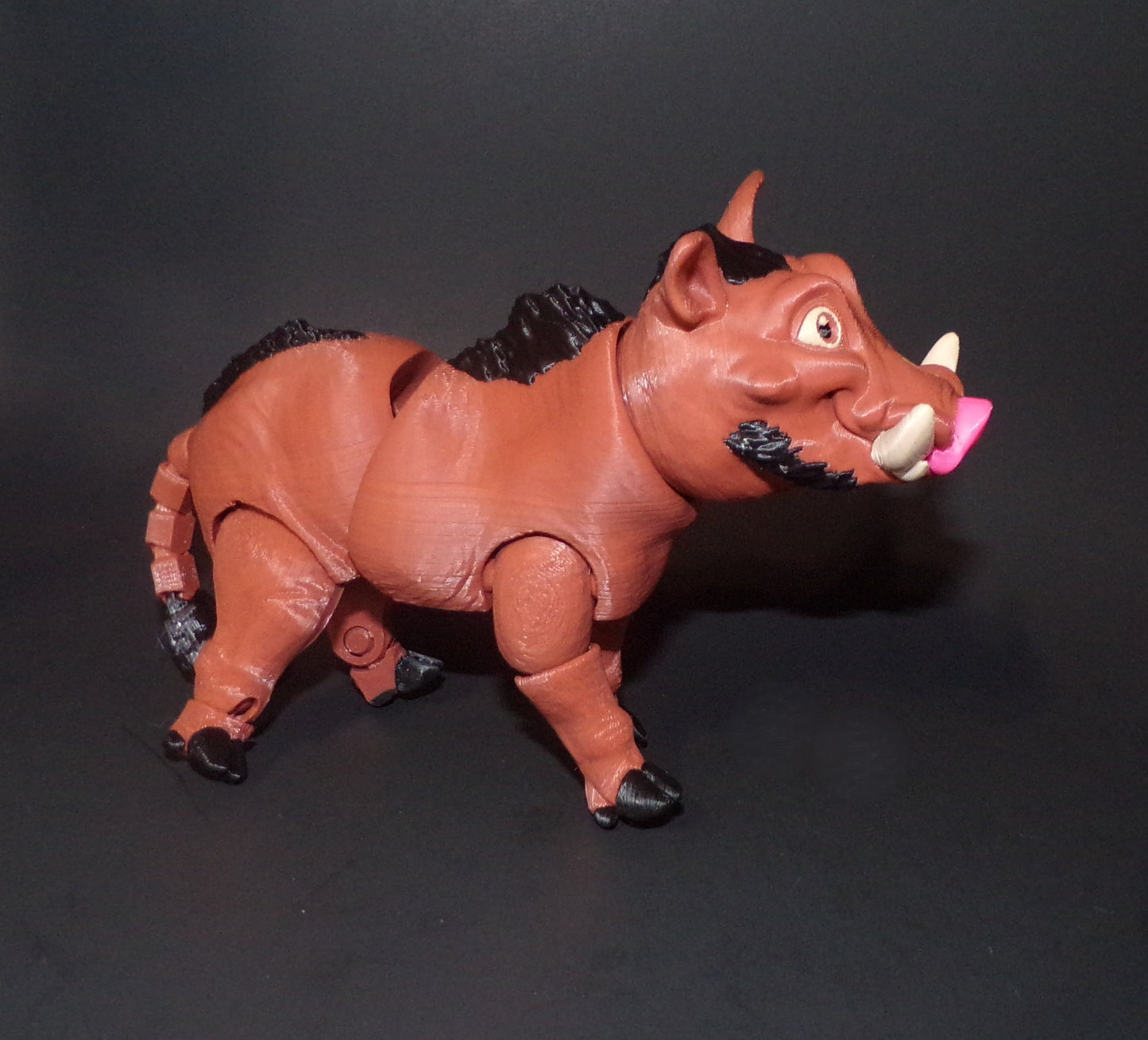 Warthog 3D Printed Articulated Figurine - Wonderland 3D Printing