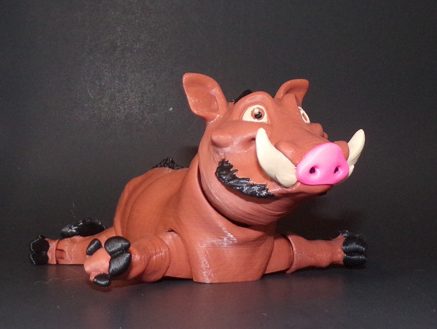 Warthog 3D Printed Articulated Figurine - Wonderland 3D Printing