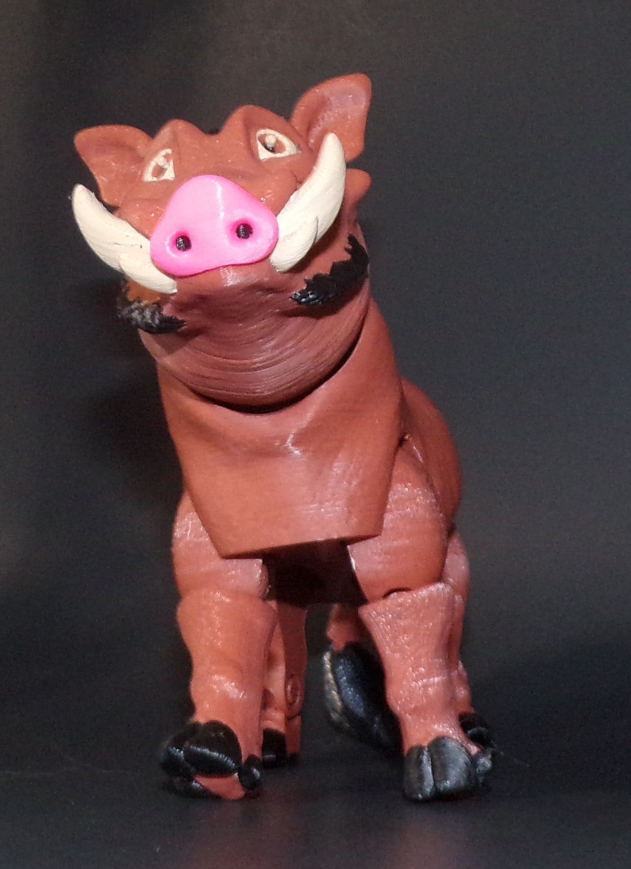Warthog 3D Printed Articulated Figurine - Wonderland 3D Printing