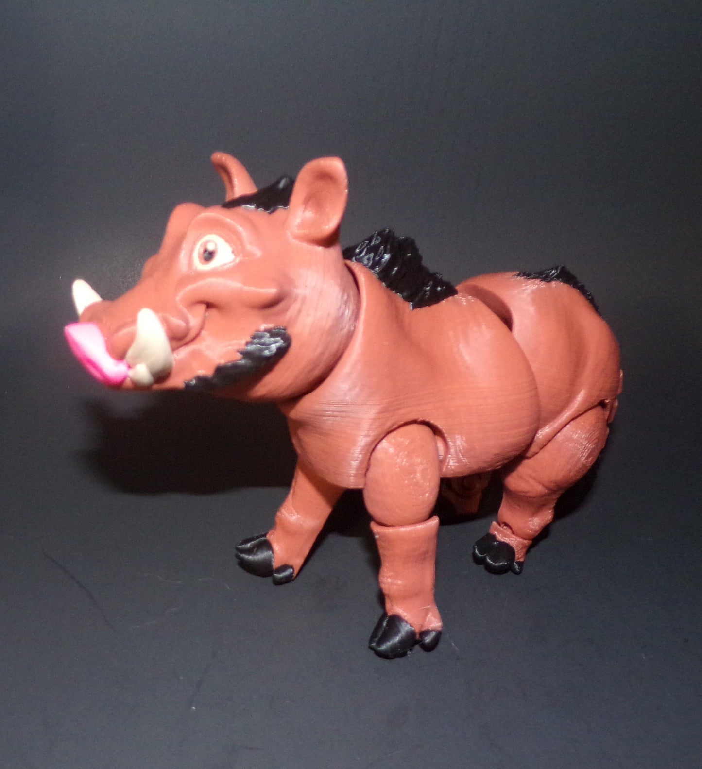 Warthog 3D Printed Articulated Figurine - Wonderland 3D Printing