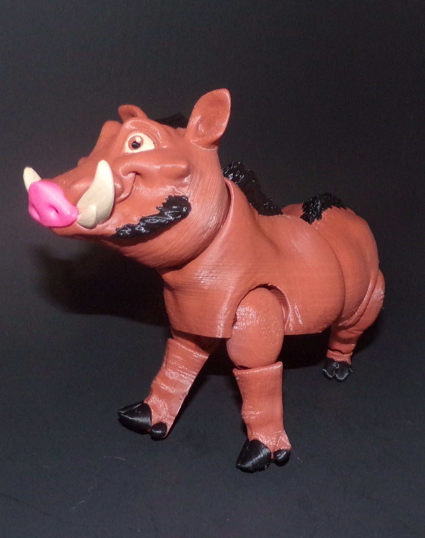 Warthog 3D Printed Articulated Figurine - Wonderland 3D Printing