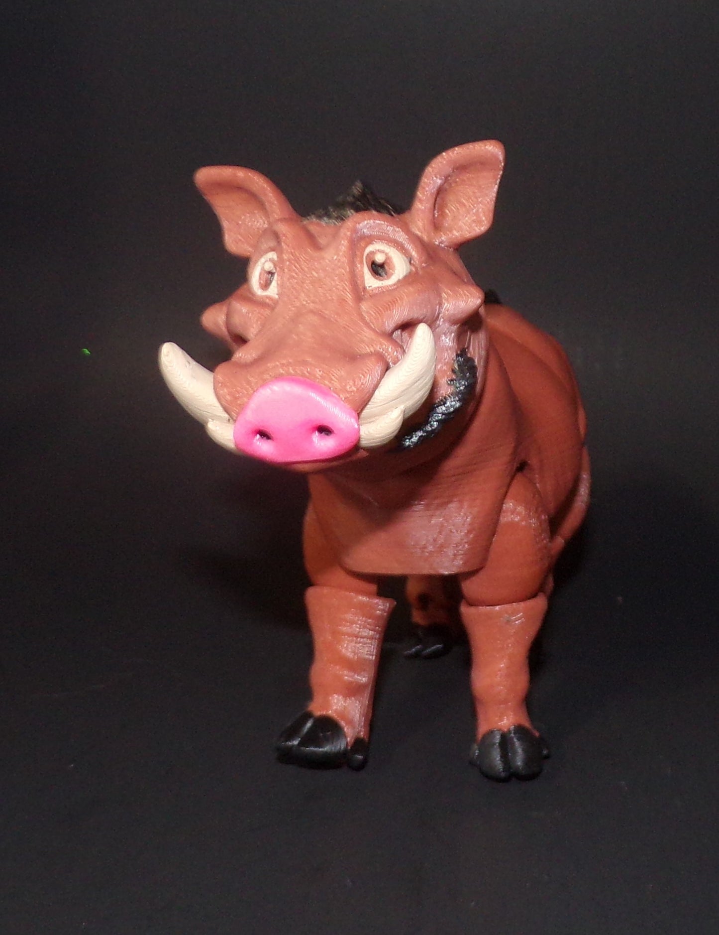 Warthog 3D Printed Articulated Figurine - Wonderland 3D Printing