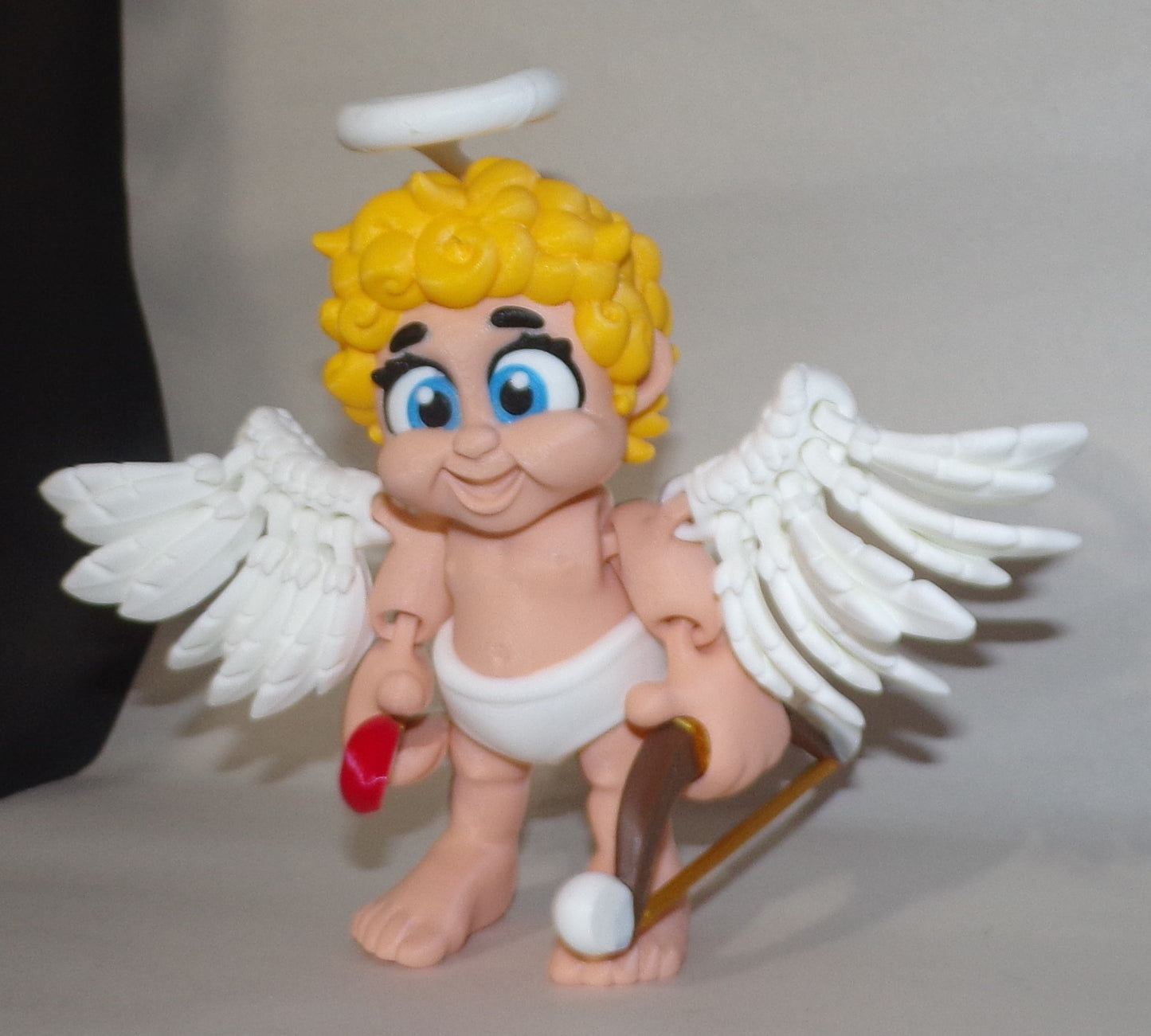 Cupid Chibi 3D Printed Articulated Figurine - Wonderland 3D Printing