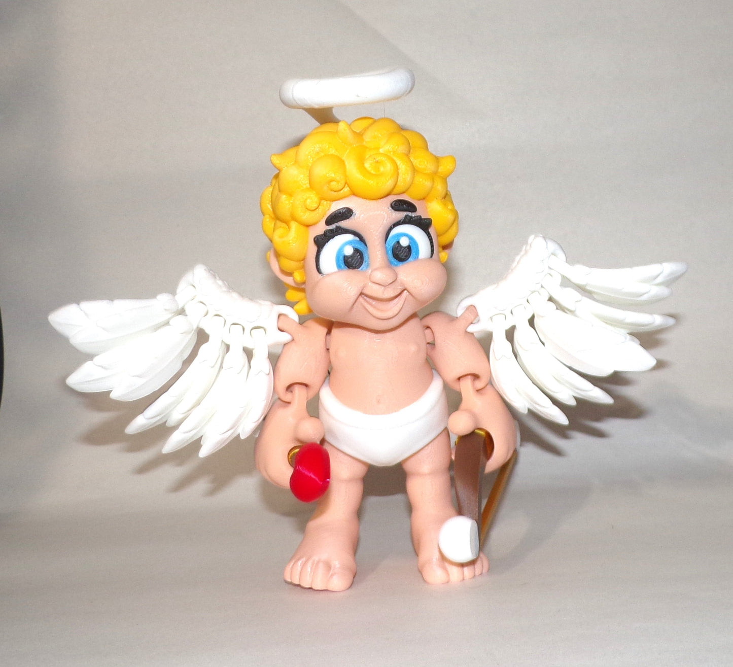 Cupid Chibi 3D Printed Articulated Figurine - Wonderland 3D Printing