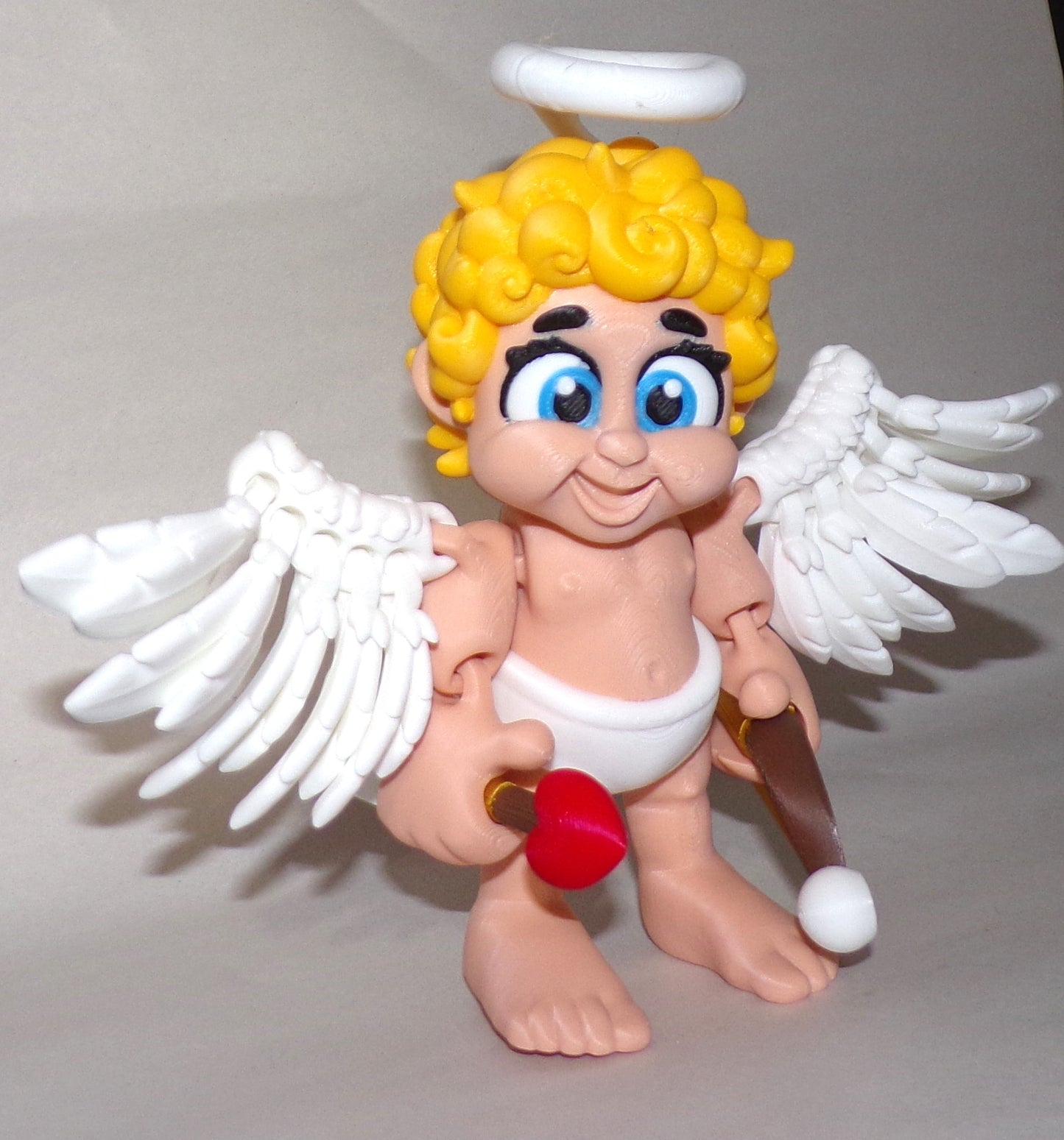 Cupid Chibi 3D Printed Articulated Figurine - Wonderland 3D Printing