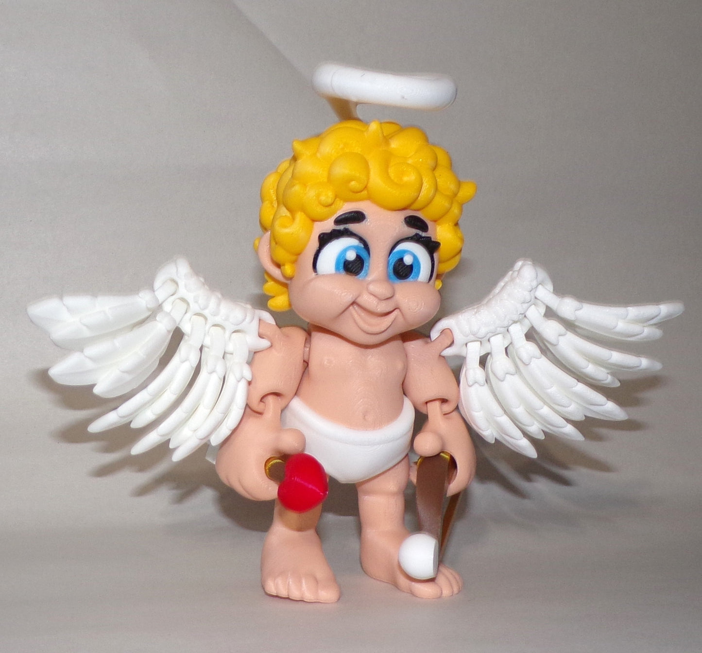 Cupid Chibi 3D Printed Articulated Figurine - Wonderland 3D Printing