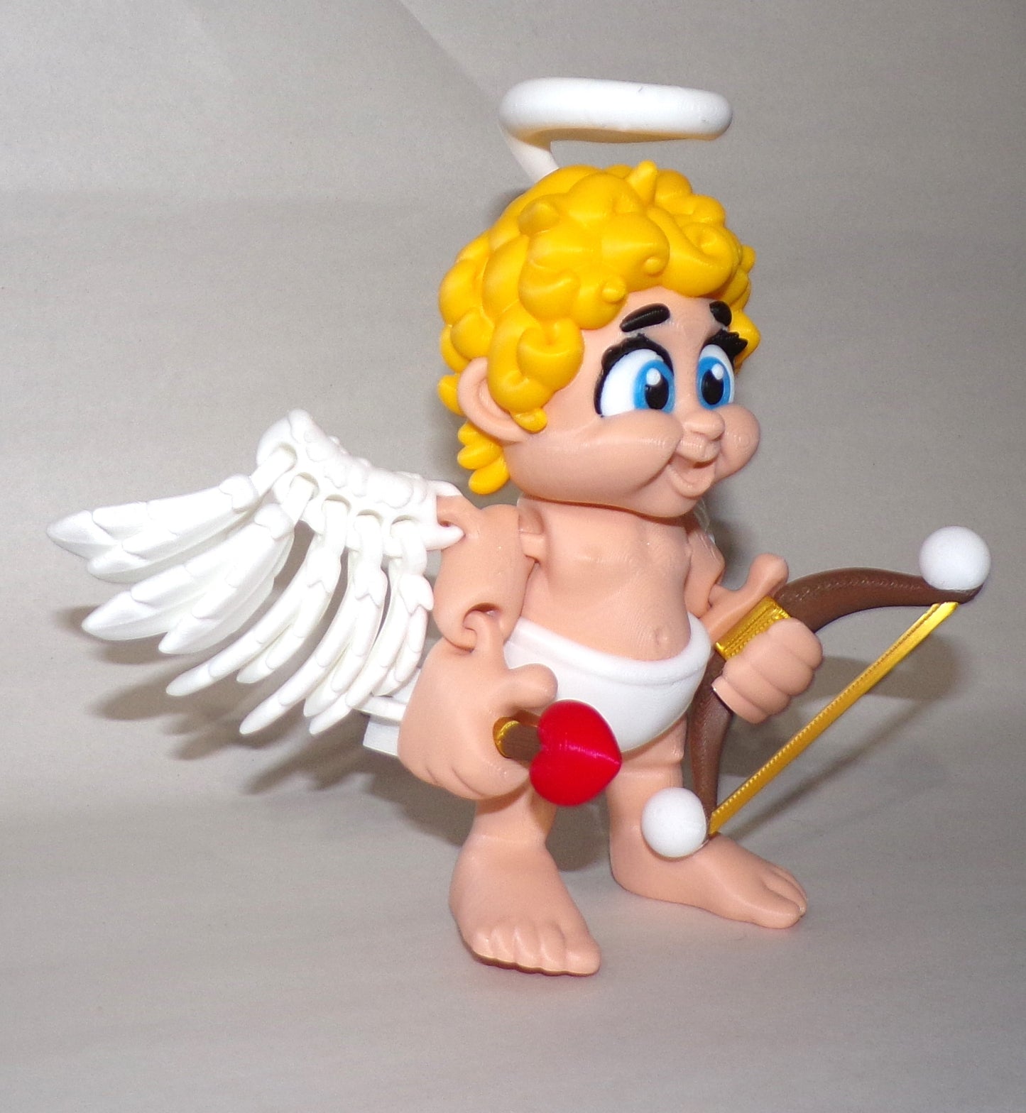 Cupid Chibi 3D Printed Articulated Figurine - Wonderland 3D Printing