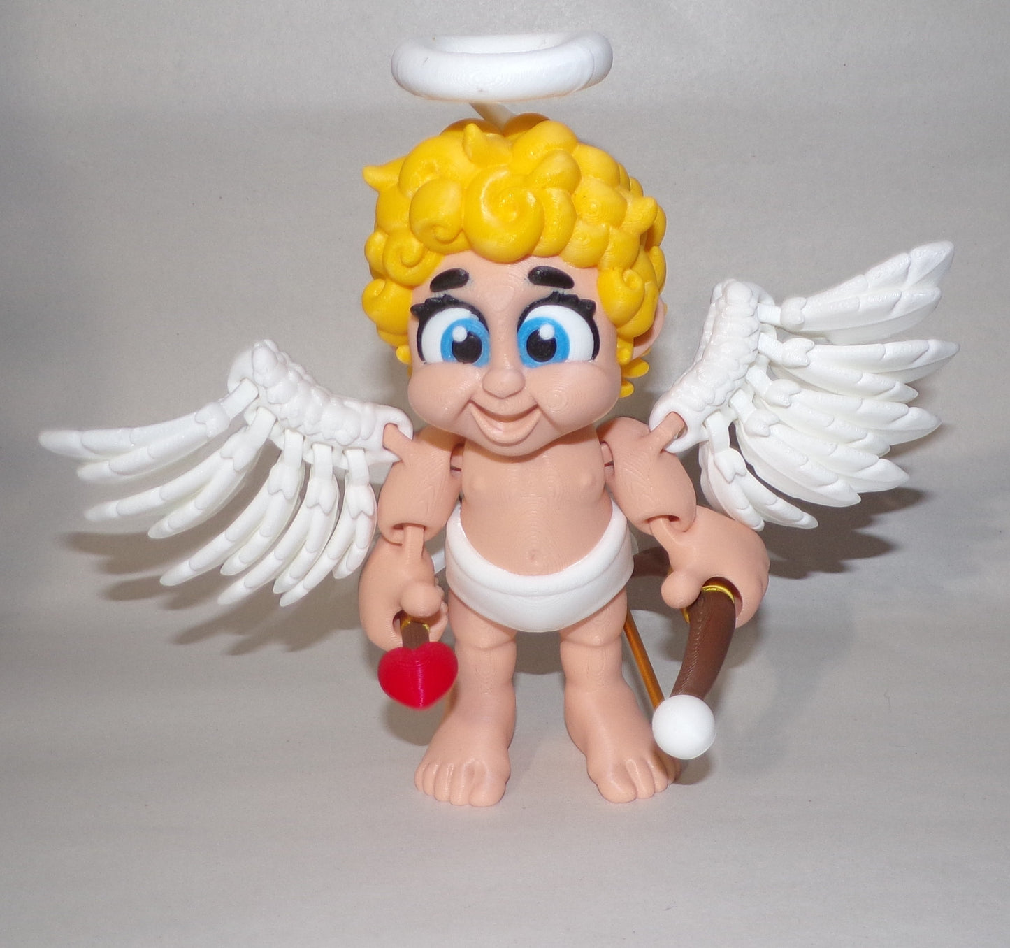 Cupid Chibi 3D Printed Articulated Figurine - Wonderland 3D Printing