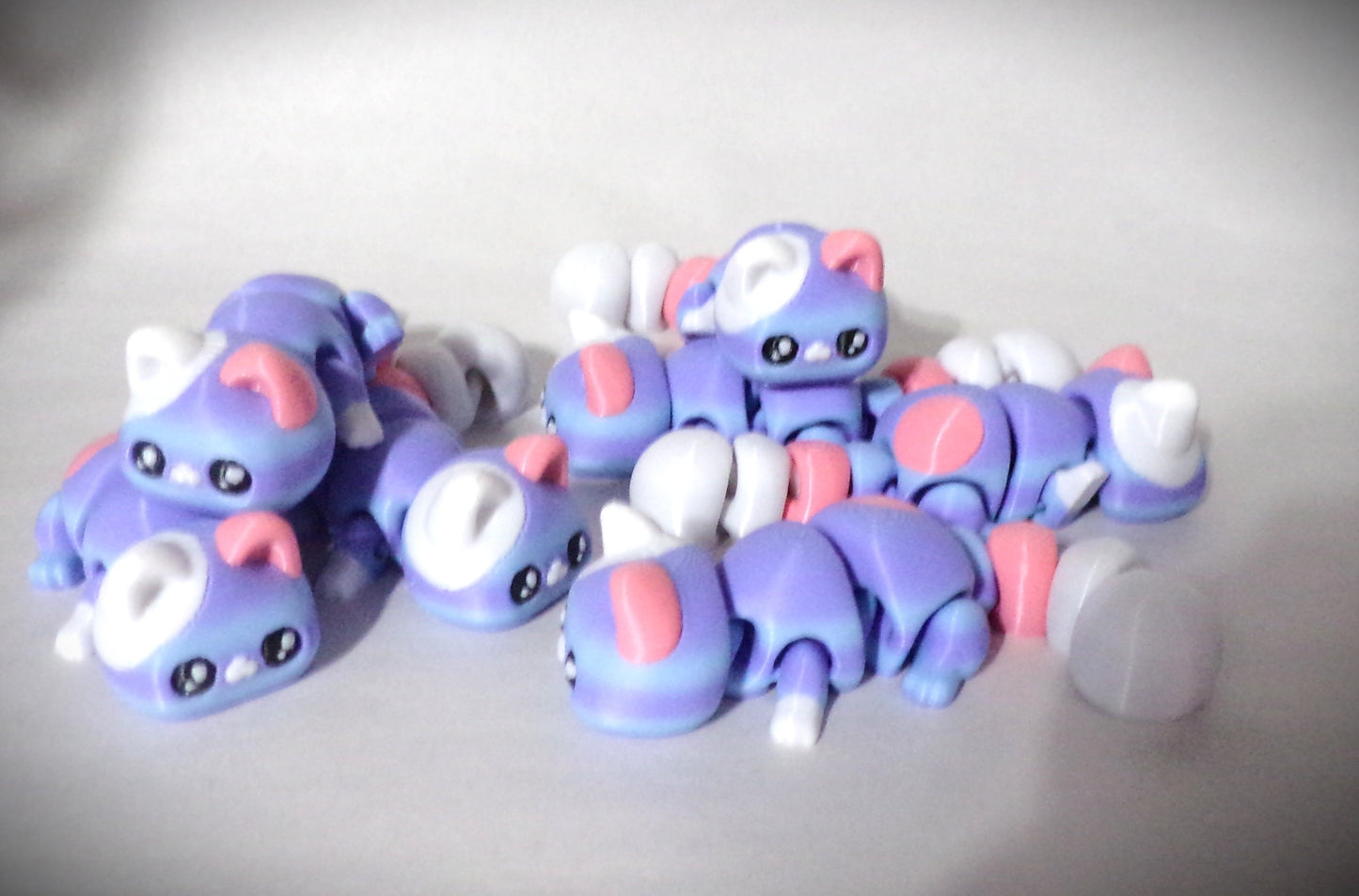 Kitty Articulated 3d Printed Figurine - Wonderland 3D Printing
