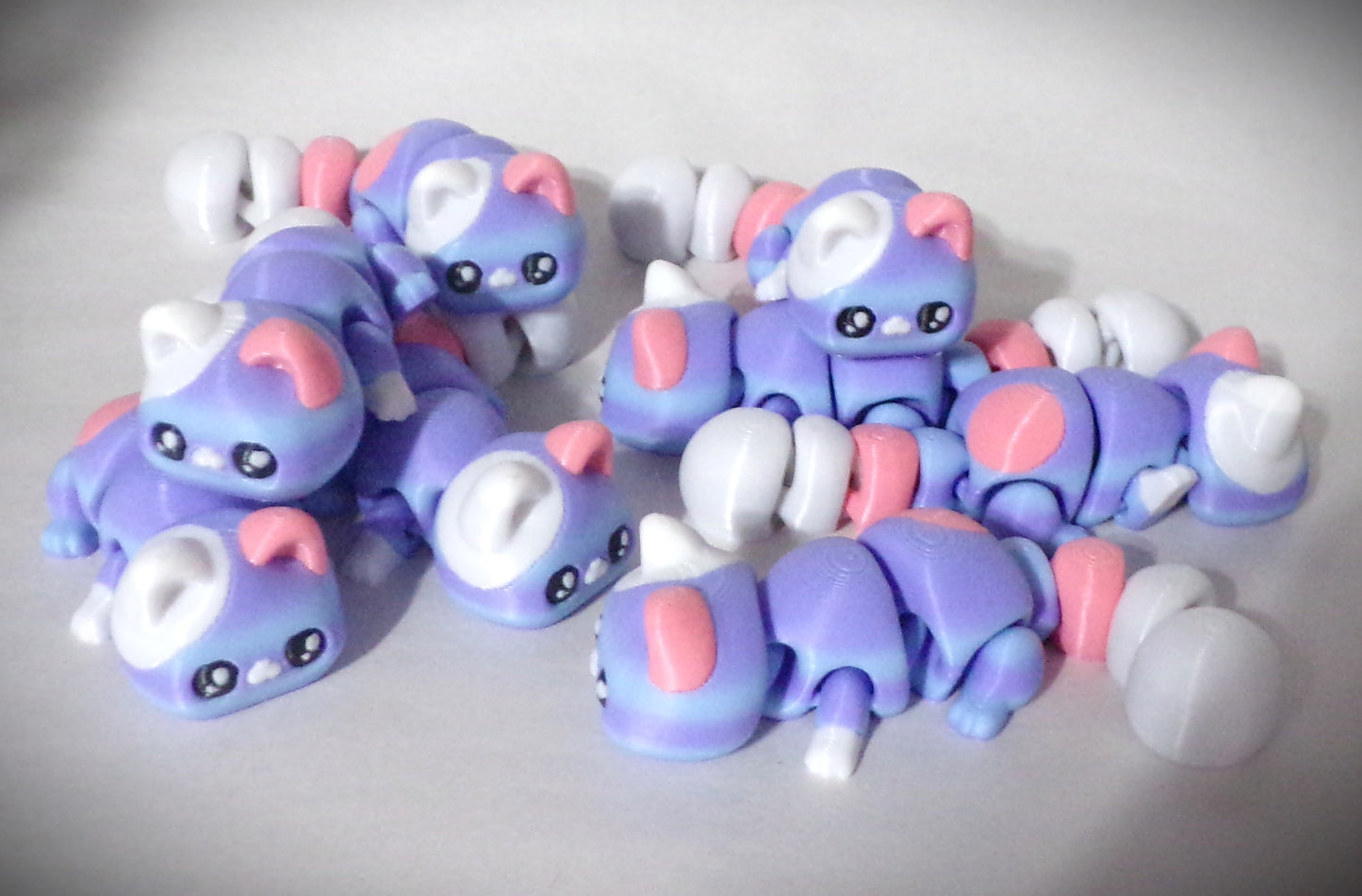 Kitty Articulated 3d Printed Figurine - Wonderland 3D Printing