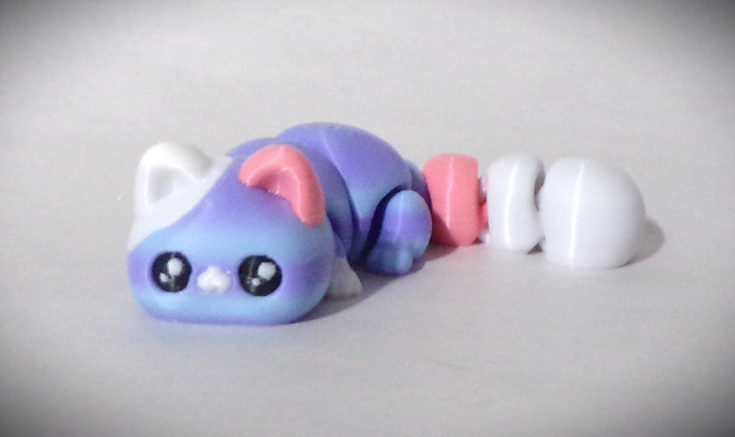 Kitty Articulated 3d Printed Figurine - Wonderland 3D Printing