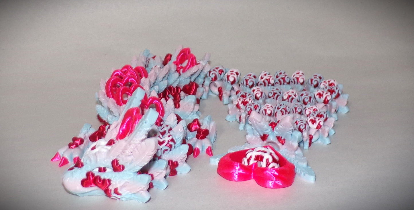 Light Heart Dragon Flexi Fidget Toy