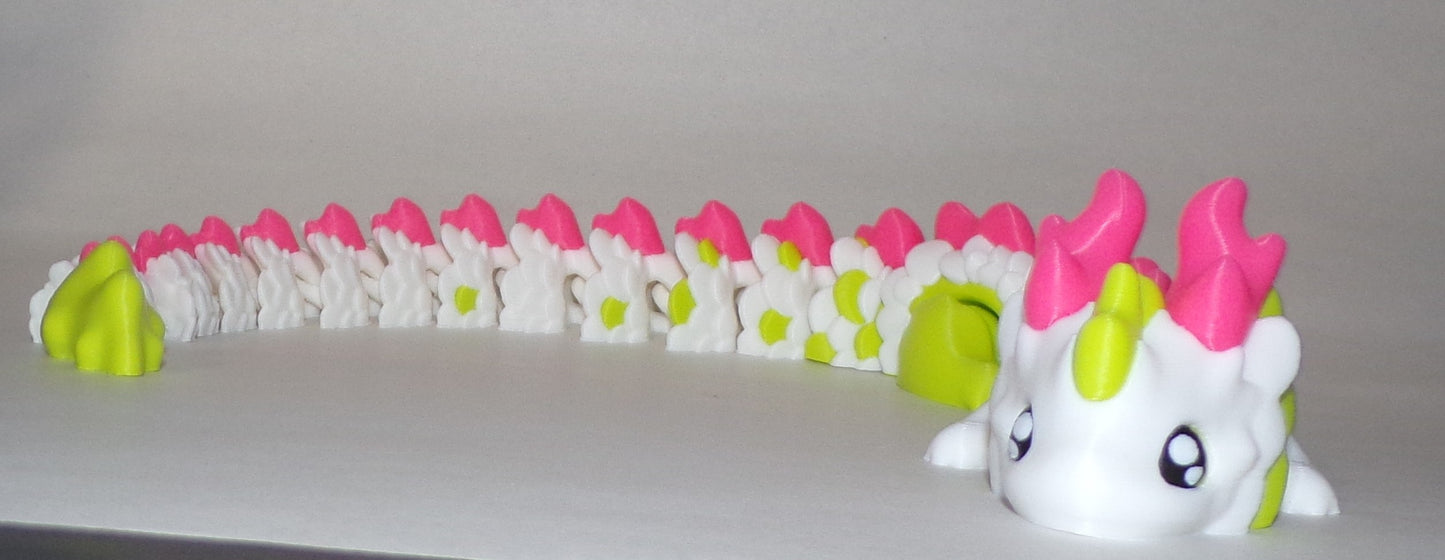 Kaida Dragon Articulated 3d Printed Figurine - Wonderland 3D Printing