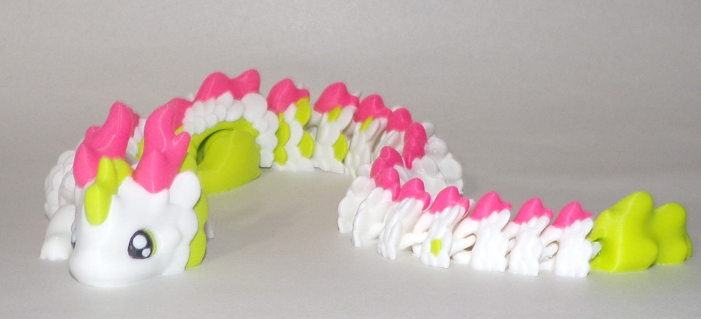 Kaida Dragon Articulated 3d Printed Figurine - Wonderland 3D Printing