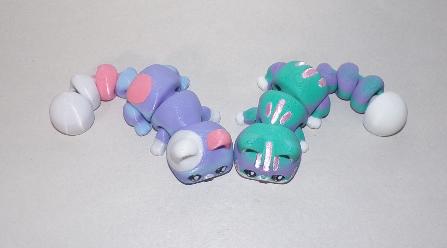 Kitty Articulated 3d Printed Figurine - Wonderland 3D Printing