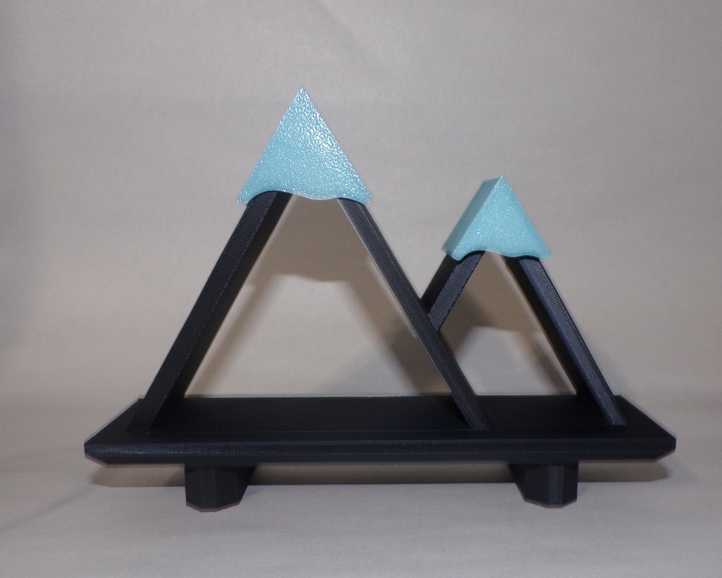Yeti and Snow Mountain Shelf Articulated 3d Printed Figurine - Wonderland 3D Printing