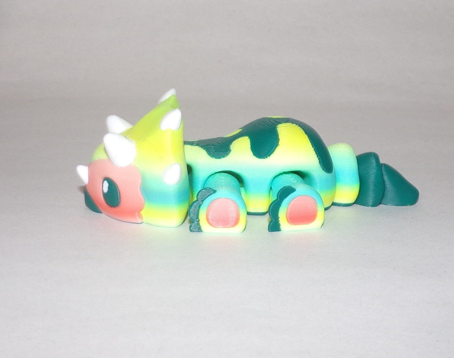 Triceratops Articulated 3d Printed Figurine - Wonderland 3D Printing
