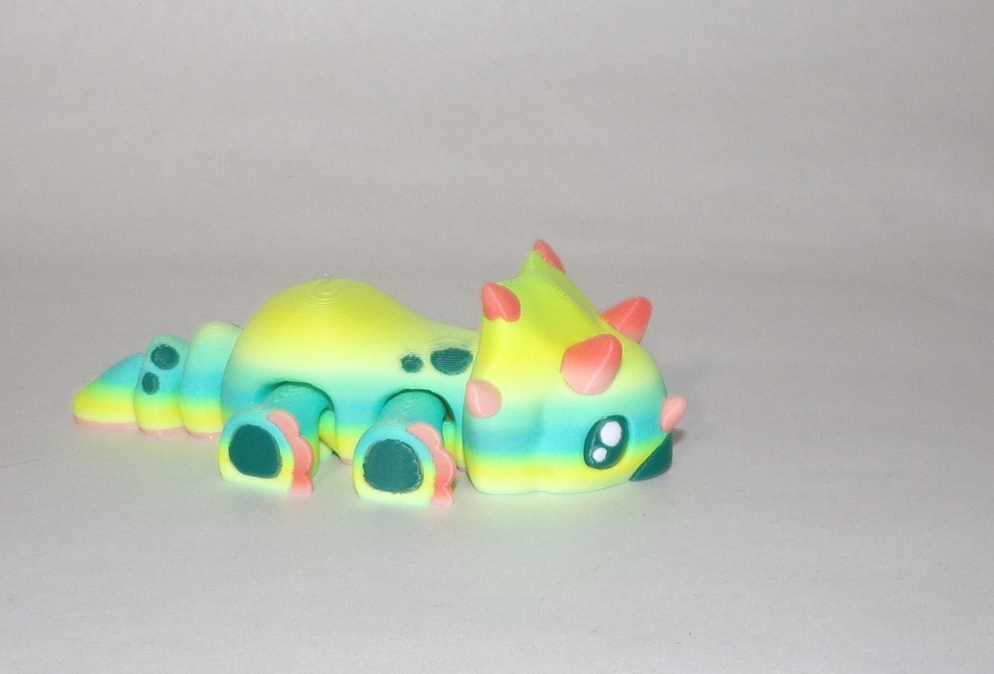 Triceratops Articulated 3d Printed Figurine - Wonderland 3D Printing