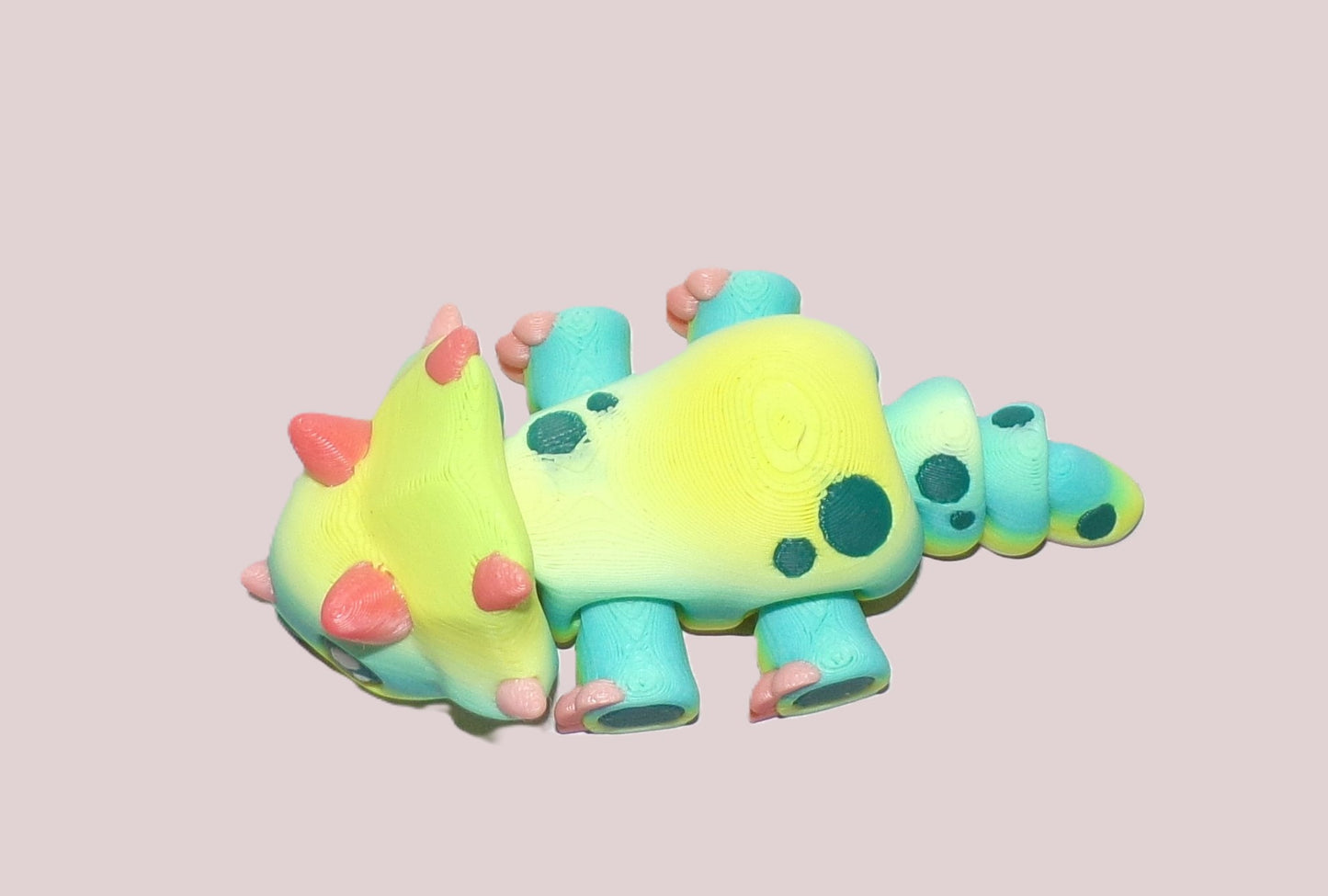Triceratops Articulated 3d Printed Figurine - Wonderland 3D Printing