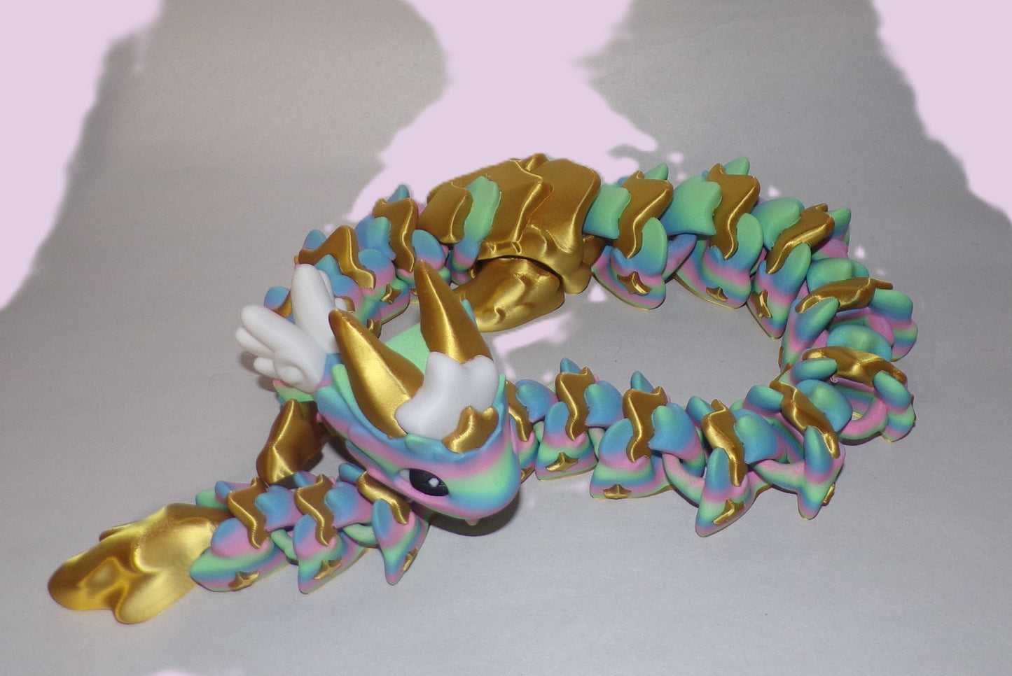 Atria Dragon Articulated 3d Printed Figurine - Wonderland 3D Printing