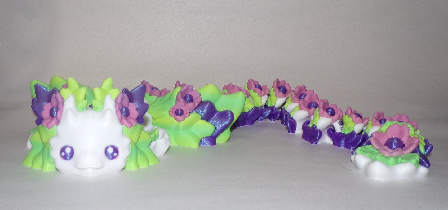 Kosha Dragon Articulated 3d Printed Figurine - Wonderland 3D Printing