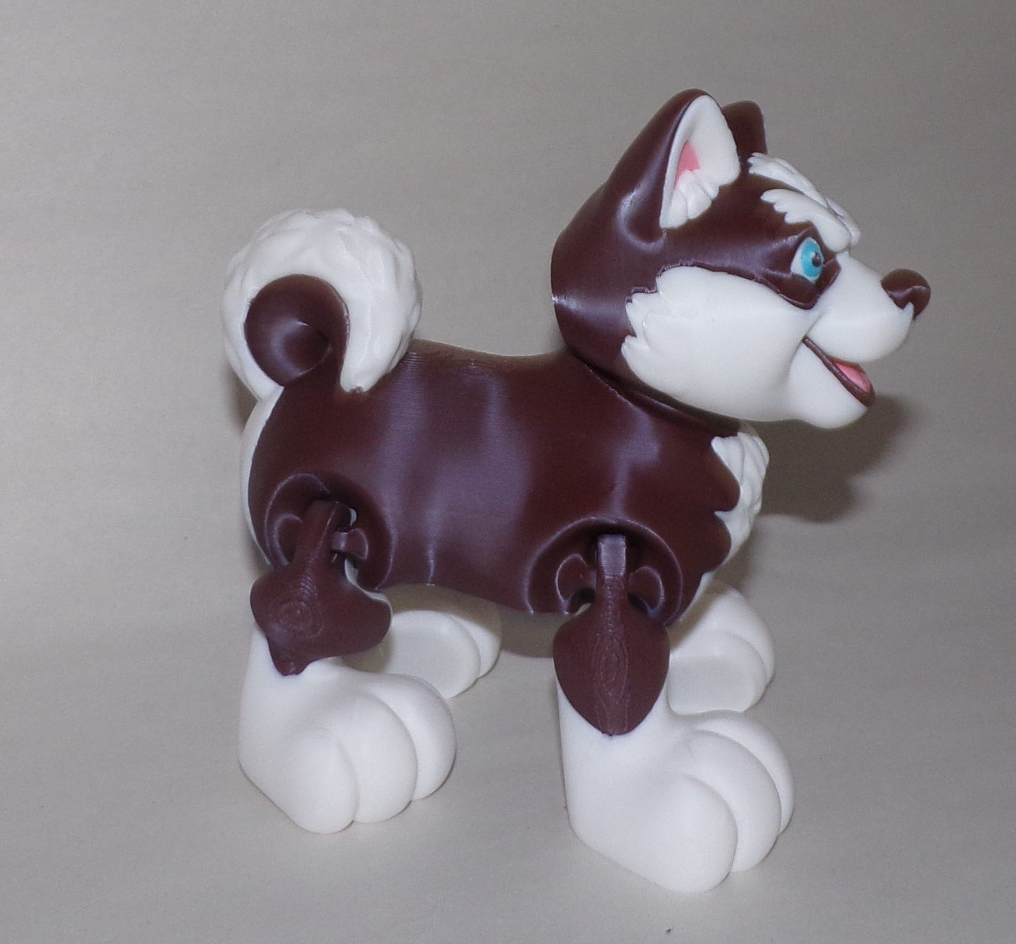 Husky 3D Printed Articulated Figurine