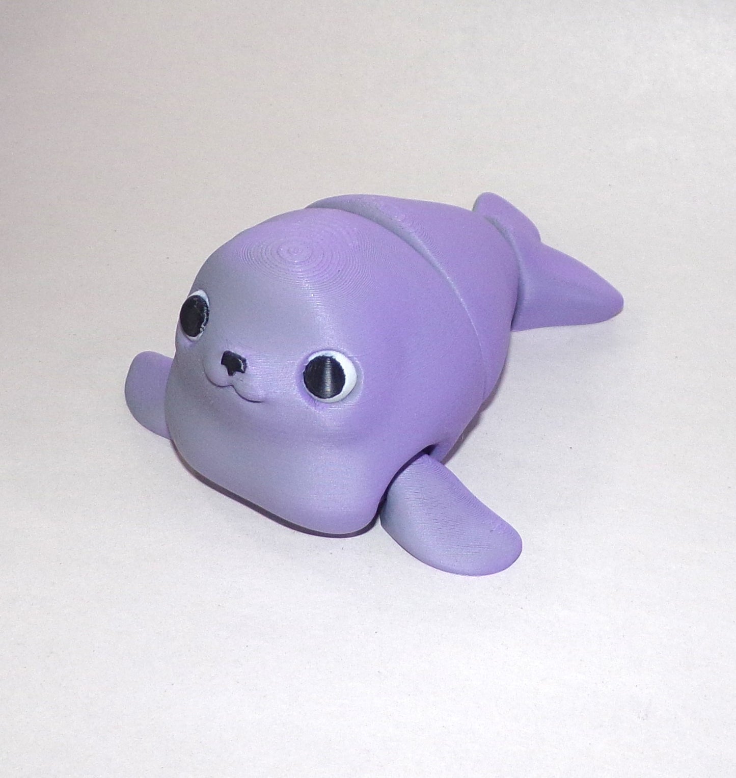 Baby Seal Articulated 3d Printed Figurine - Wonderland 3D Printing
