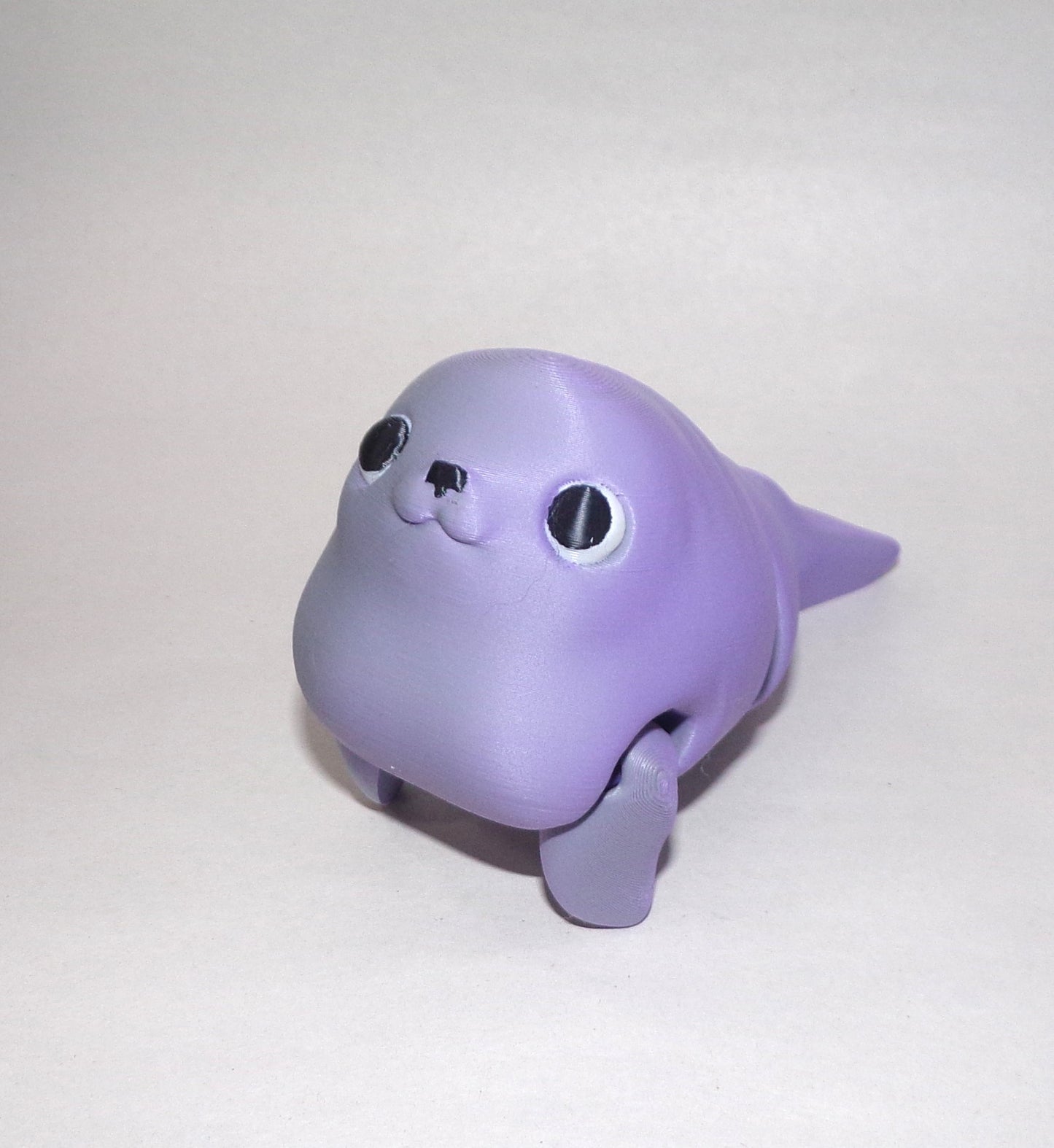 Baby Seal Articulated 3d Printed Figurine - Wonderland 3D Printing