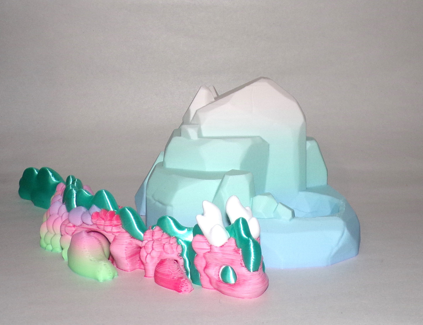 Baby Kaida Dragon Articulated 3d Printed Figurine - Wonderland 3D Printing