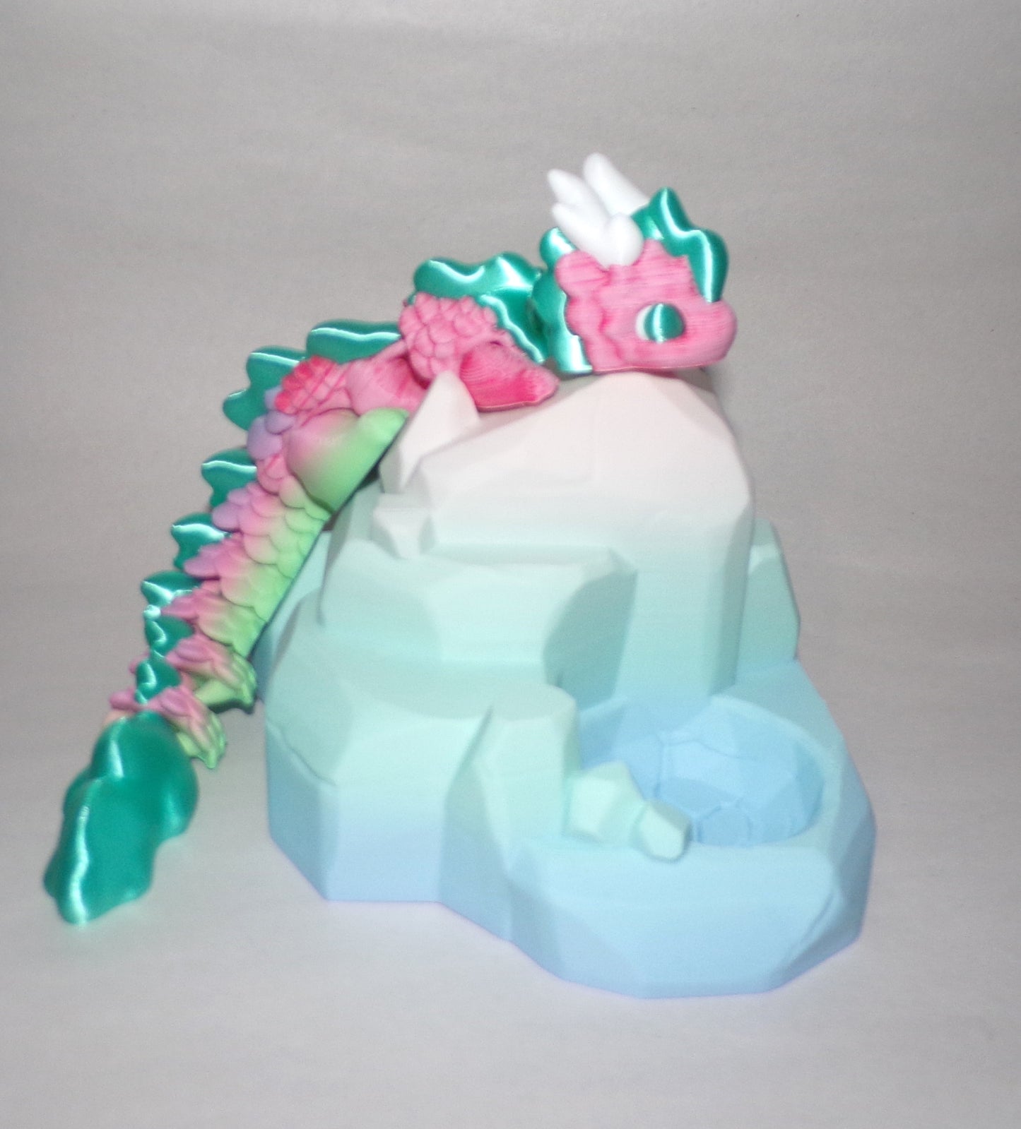 Baby Kaida Dragon Articulated 3d Printed Figurine - Wonderland 3D Printing