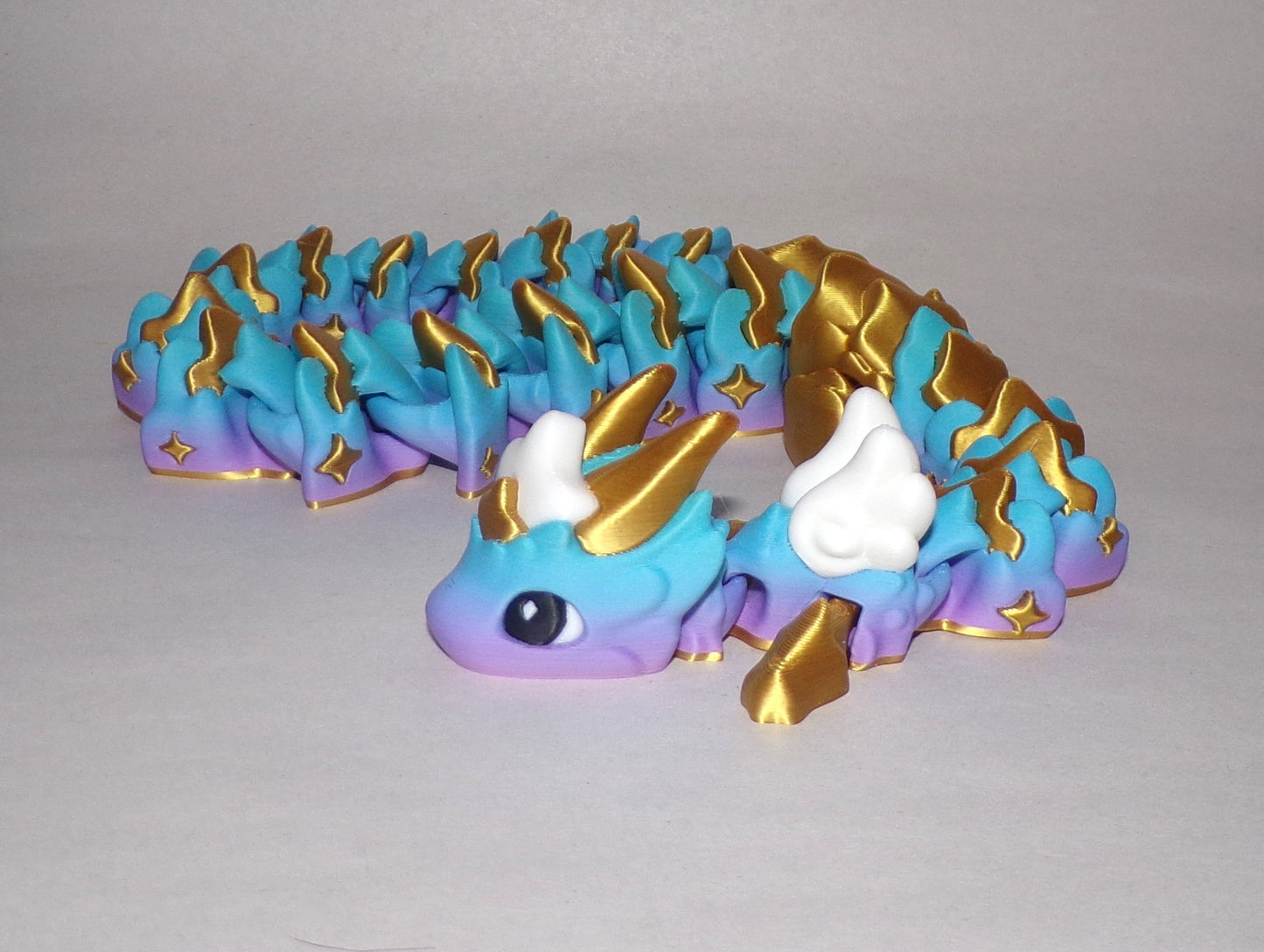 Atria Dragon Articulated 3d Printed Figurine - Wonderland 3D Printing