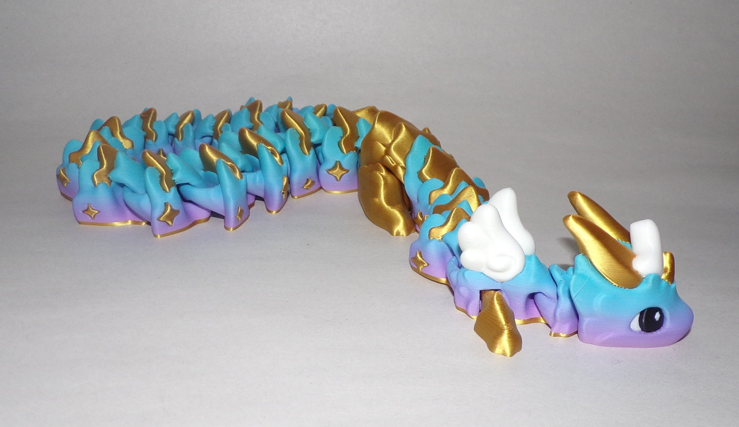 Atria Dragon Articulated 3d Printed Figurine - Wonderland 3D Printing
