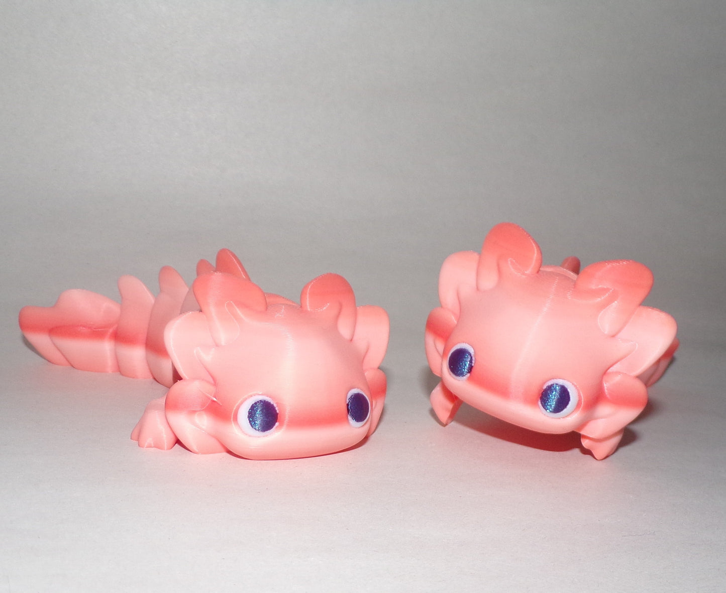 Baby Axolotl Articulated 3d Printed Figurine