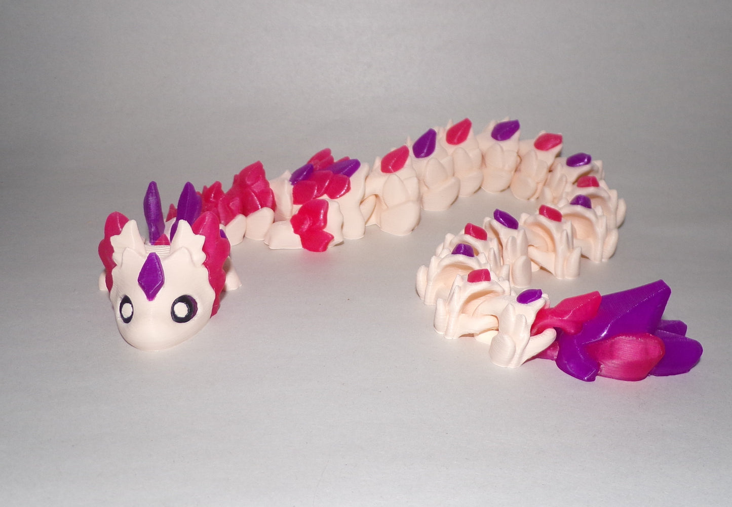 Rubikuro Dragon Articulated 3d Printed Figurine - Wonderland 3D Printing